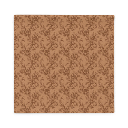 Antique Damask - The Chiaroscuro Collection | Earthen Legacy | Deep Edition Pillowcase