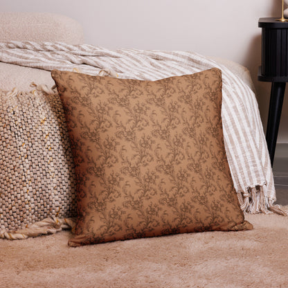 Antique Damask - The Chiaroscuro Collection | Earthen Legacy | Deep Edition Pillowcase