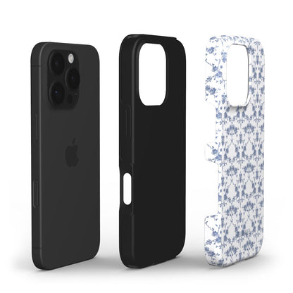Collection Azure Botanics | Ethereal Delft | coque de téléphone