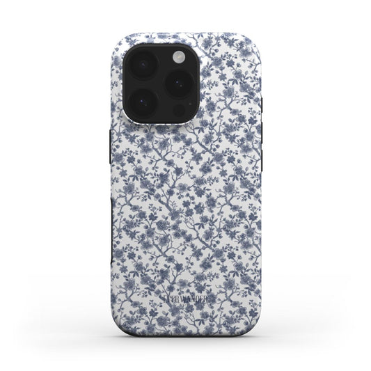 Collection Azure Botanics | Ashen Whispers | coque de téléphone