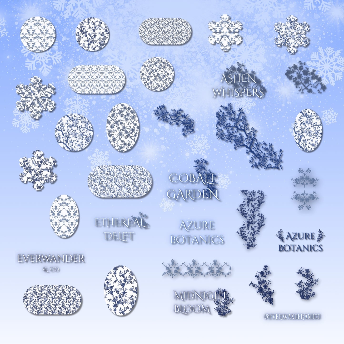 The Phone Sanctuary Suite — Ultimate Customization Kit  | Azure Botanics Digital Aesthetic Pack